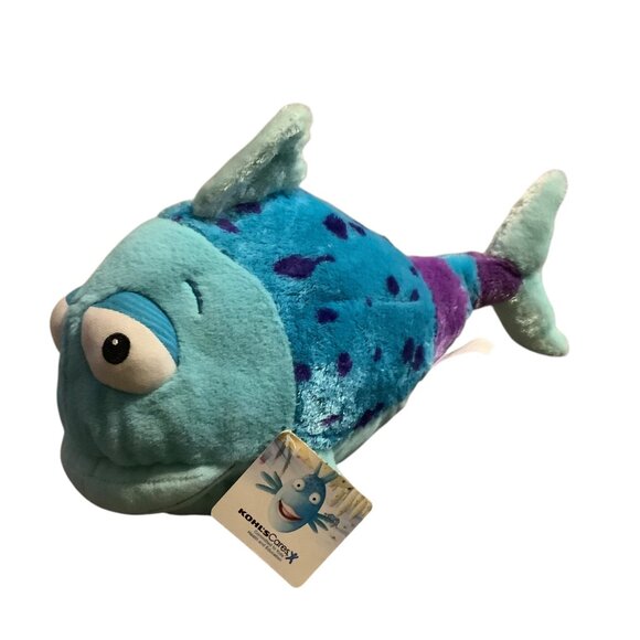 The Pout-Pout Fish Plush Toy By Kohls Cares 15” Blue & Purple Soft - Picture 2 of 7